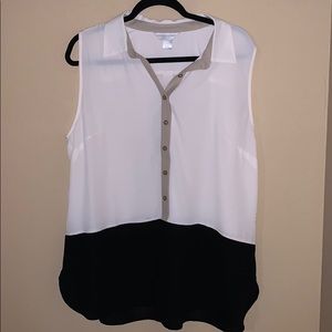 Sleeveless blouse
